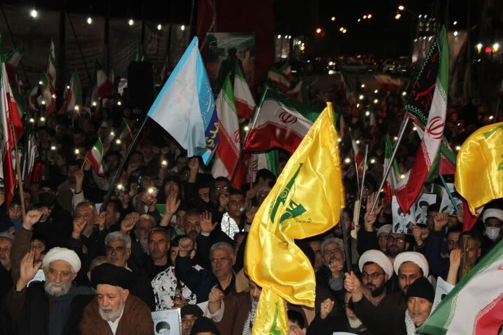 تصاویر/ تجمع مردم ماکو در حمایت از نظام اسلامی و نیروهای مسلح