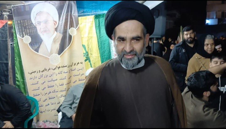 تصاویر / موکب شهدای روحانی شهرستان آمل در ایستگاه نوزدهم فروردین