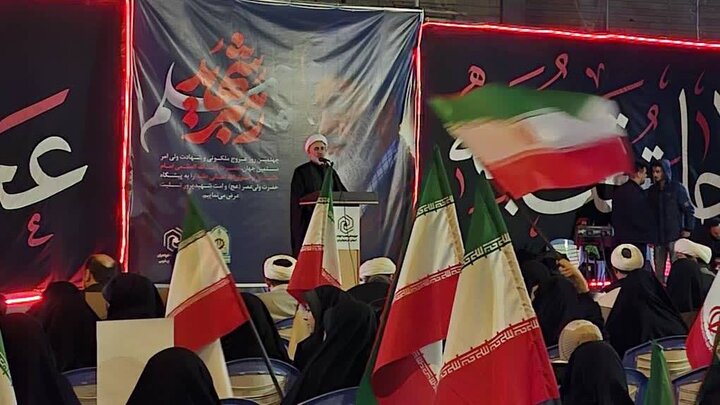 تصاویر/ مراسم بزرگداشت چهلمین روز شهادت امام خامنه‌ای به همت حوزه علمیه آذربایجان غربی