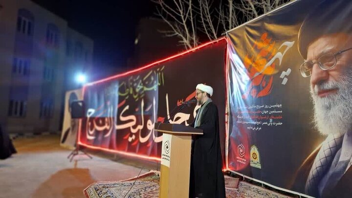 تصاویر/ مراسم بزرگداشت چهلمین روز شهادت امام خامنه‌ای به همت حوزه علمیه آذربایجان غربی