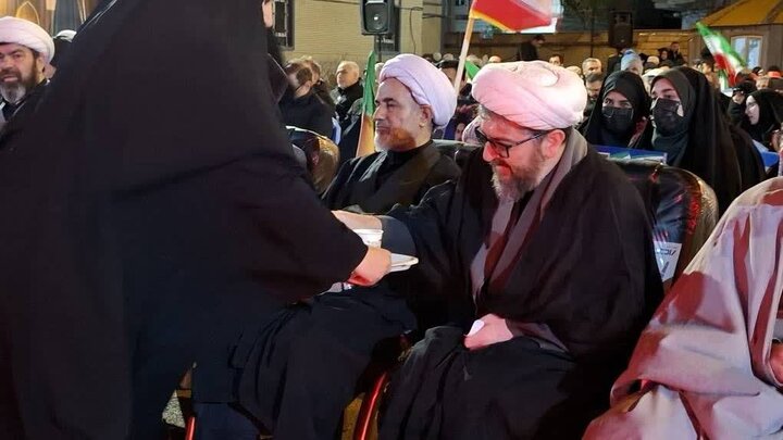 تصاویر/ مراسم بزرگداشت چهلمین روز شهادت امام خامنه‌ای به همت حوزه علمیه آذربایجان غربی