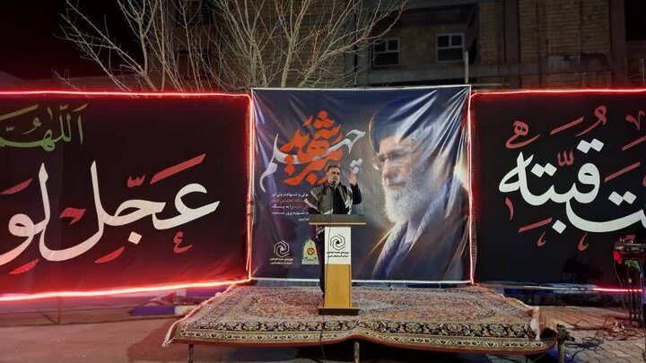 تصاویر/ مراسم بزرگداشت چهلمین روز شهادت امام خامنه‌ای به همت حوزه علمیه آذربایجان غربی