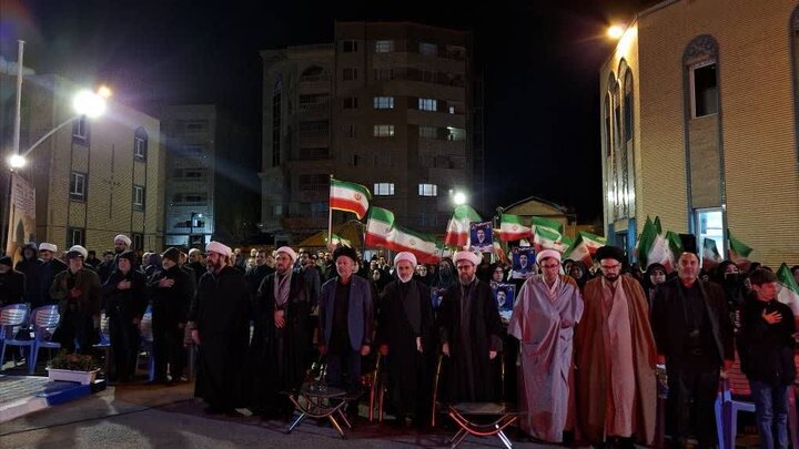 تصاویر/ مراسم بزرگداشت چهلمین روز شهادت امام خامنه‌ای به همت حوزه علمیه آذربایجان غربی