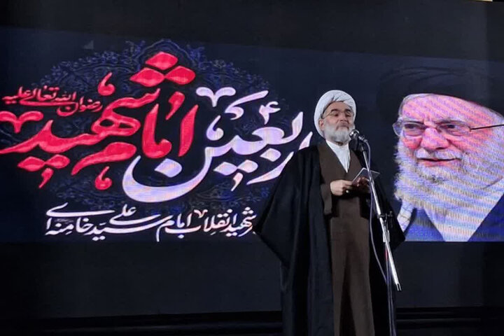 تصاویر/ هزاران رشتی در ماتم چهلم امام شهید