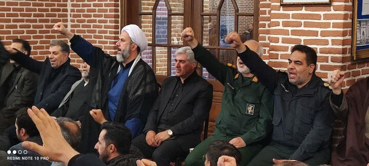 تصاویر / مراسم چهلم رهبر شهید در اسکو