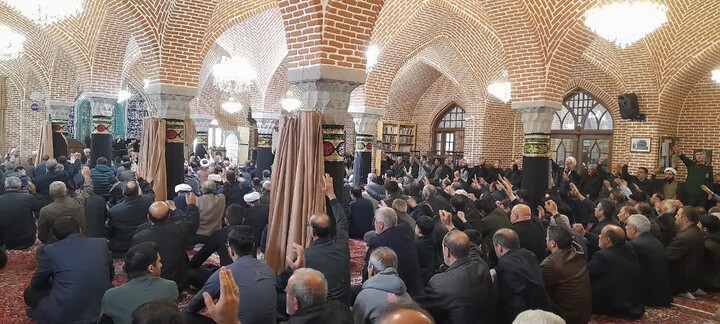 تصاویر / مراسم چهلم رهبر شهید در اسکو