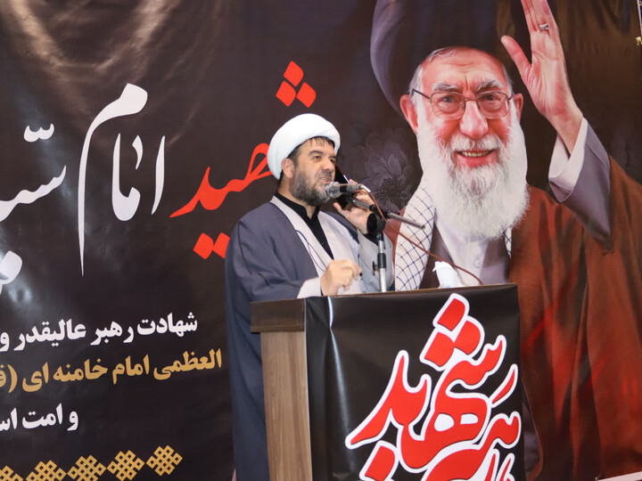 تصاویر / مراسم چهلم رهبر شهید در آذرشهر