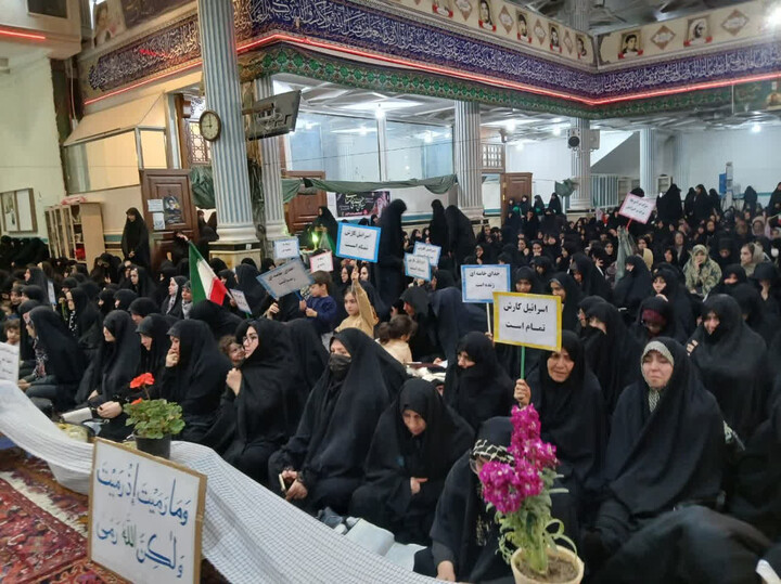 تصاویر / مراسم چهلم رهبر شهید در آذرشهر