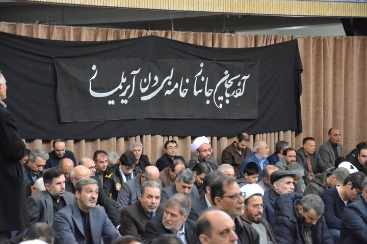 تصاویر / مراسم چهلم رهبر شهید در دانشگاه تبریز