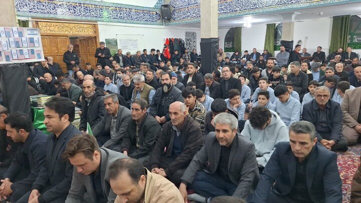 تصاویر / مراسم چهلم رهبر شهید در ترکمنچای