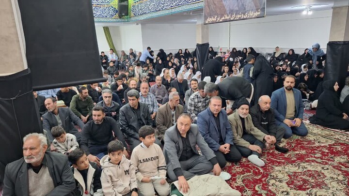 تصاویر / مراسم چهلم رهبر شهید در ترکمنچای