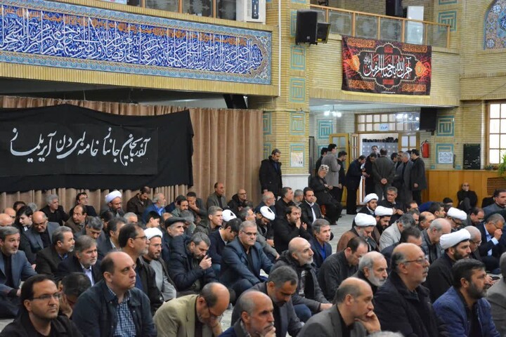 تصاویر / مراسم چهلم رهبر شهید در دانشگاه تبریز