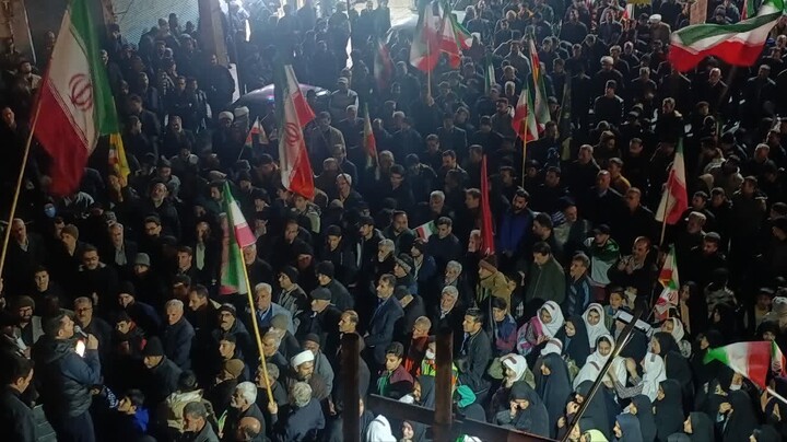 تصاویر / مراسم چهلم رهبر شهید در ماهنشان