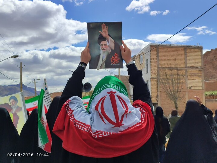 تصاویر / مراسم چهلم رهبر شهید در ماهنشان