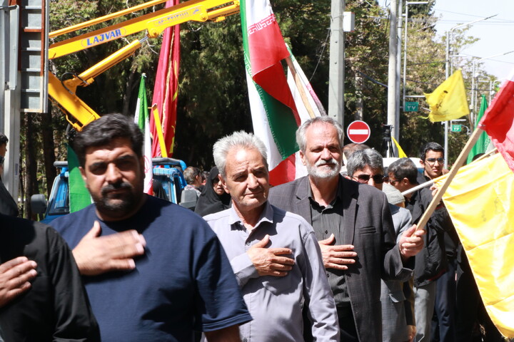 تصاویر/ عزاداری هیئات مذهبی شهرستان کرمان در مسیر منتهی به گلزار شهدای کرمان در اربعین قائد امت