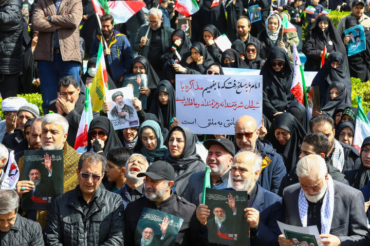 تصاویر/ مراسم اربعین رهبر شهید انقلاب در تبریز