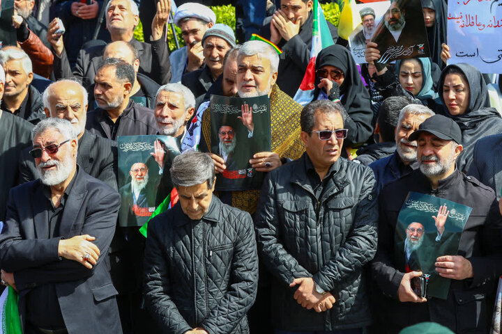 تصاویر/ مراسم اربعین رهبر شهید انقلاب در تبریز