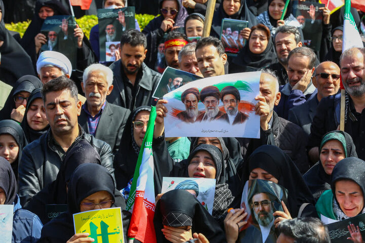 تصاویر/ مراسم اربعین رهبر شهید انقلاب در تبریز