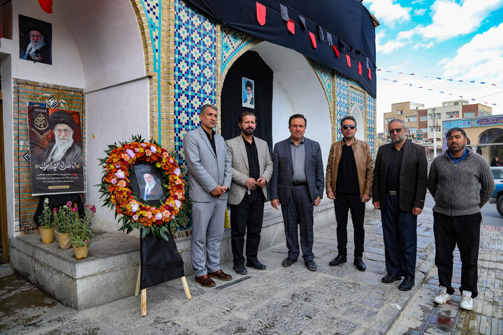 مراسم چهلم رهبر شهید امت توسط بازاریان شهرکرد