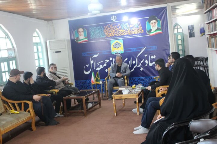 تصاویر / نشست مسئول و معاونین ستاد برگزاری نماز جمعه شهرستان آمل