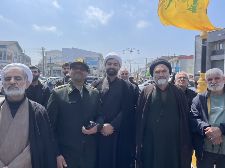 تصاویر /  راهپیمایی مردم نوشهر، در اربعین رهبر شهید (قدّس سرّه)
