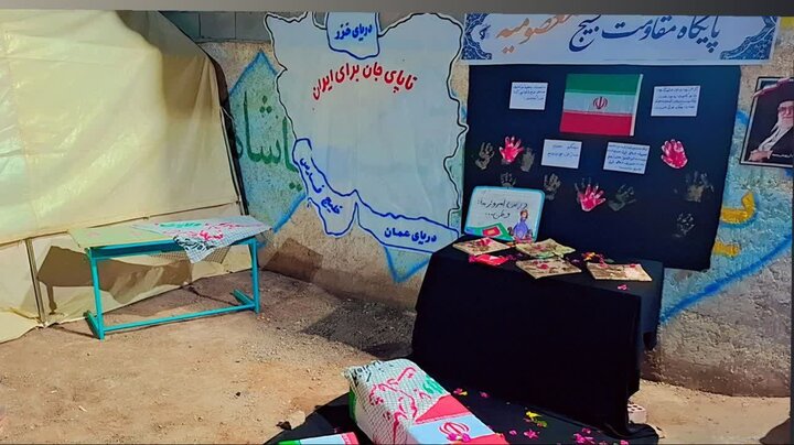 تصاویر/ فعالیت های مدرسه علمیه الزهرا(س) شهداد در جنگ تحمیلی سوم
