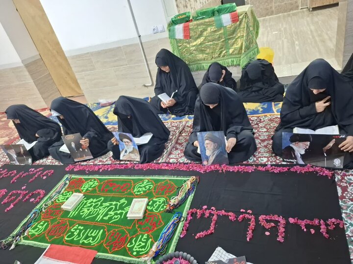 تصاویر/ فعالیت های مدرسه علمیه الزهرا(س) شهداد در جنگ تحمیلی سوم