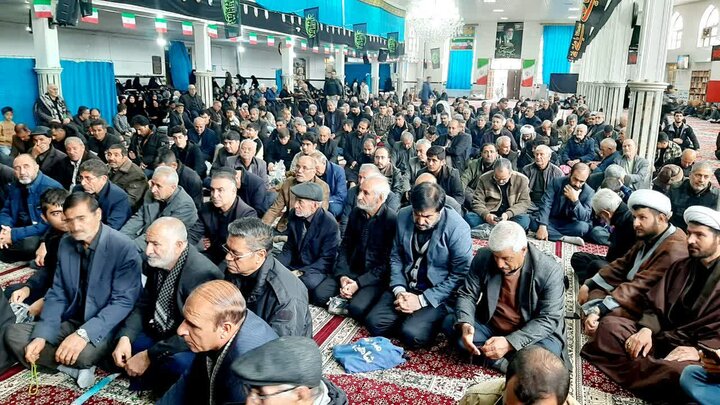 تصاویر/ عزاداری مردم شهیدپرور شاهین دژ در اربعین شهادت رهبر معظم انقلاب اسلامی