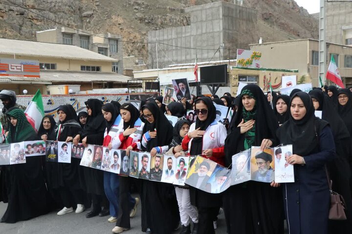 تصاویر/ عزاداری مردم ماکو در چهلمین روز شهادت رهبر شهید انقلاب
