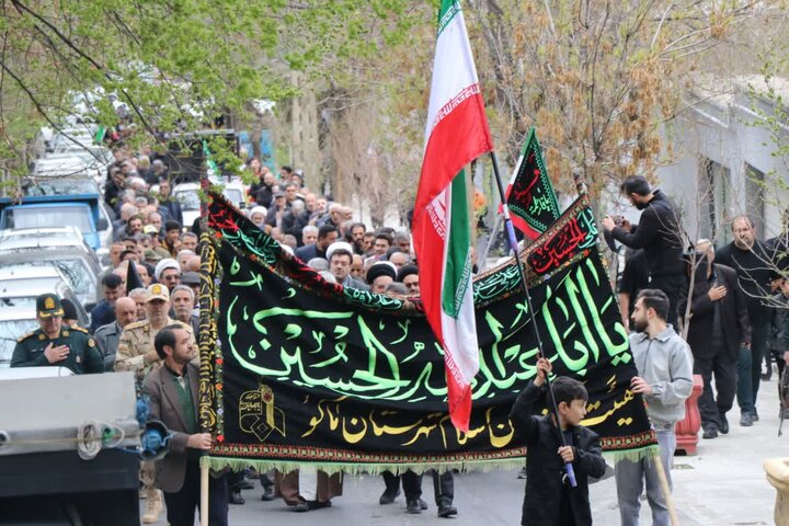 تصاویر/ عزاداری مردم ماکو در چهلمین روز شهادت رهبر شهید انقلاب