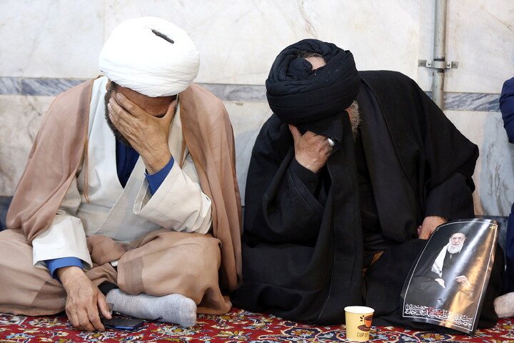 تصاویر/ اجتماع علما و طلاب افغانستانی حوزه علمیه قم به مناسبت چهلمین روز شهادت رهبر شهید