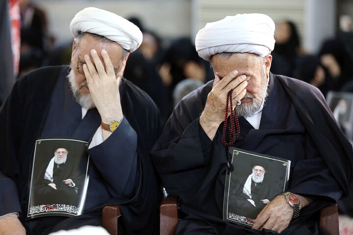 تصاویر/ اجتماع علما و طلاب افغانستانی حوزه علمیه قم به مناسبت چهلمین روز شهادت رهبر شهید