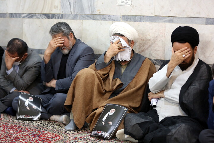 تصاویر/ اجتماع علما و طلاب افغانستانی حوزه علمیه قم به مناسبت چهلمین روز شهادت رهبر شهید