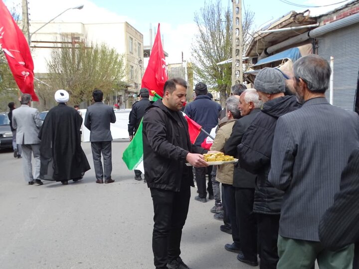 تصاویر/ برگزاری آیین سوگواری چهلمین روز شهادت «رهبر شهید» و شهدای مدرسه میناب در چهاربرج