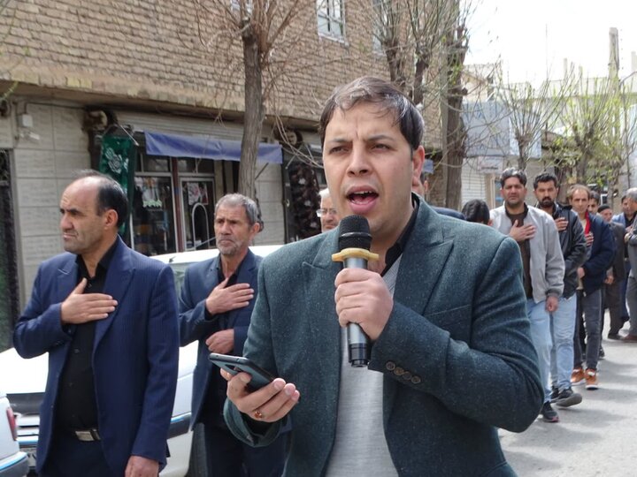 تصاویر/ برگزاری آیین سوگواری چهلمین روز شهادت «رهبر شهید» و شهدای مدرسه میناب در چهاربرج