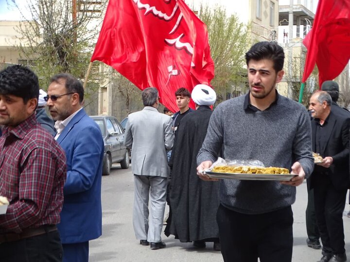 تصاویر/ برگزاری آیین سوگواری چهلمین روز شهادت «رهبر شهید» و شهدای مدرسه میناب در چهاربرج