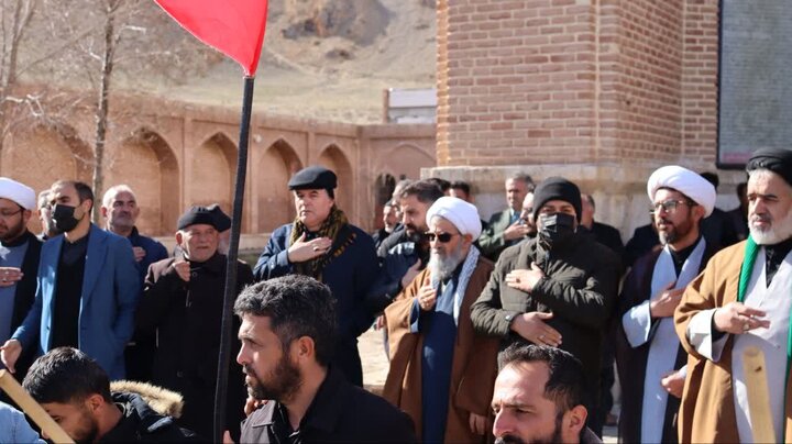 تصاویر/ چالدران در اربعین رهبر شهید انقلاب غرق در عزا