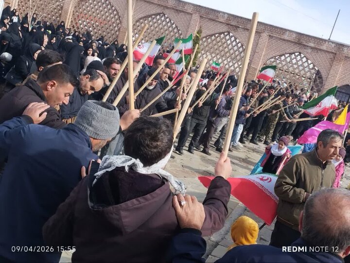 تصاویر/ چالدران در اربعین رهبر شهید انقلاب غرق در عزا
