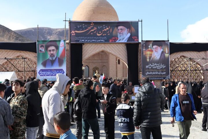 تصاویر/ چالدران در اربعین رهبر شهید انقلاب غرق در عزا
