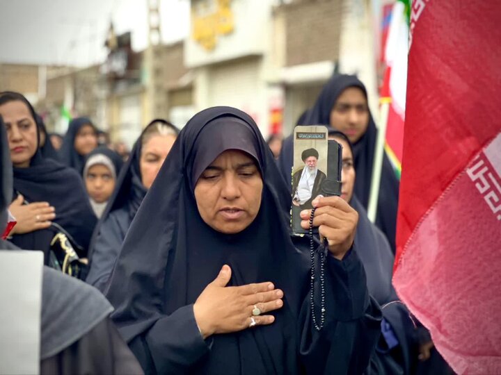 تصاویر/ مراسم عزاداری اربعین قائد امت در عنبرآباد