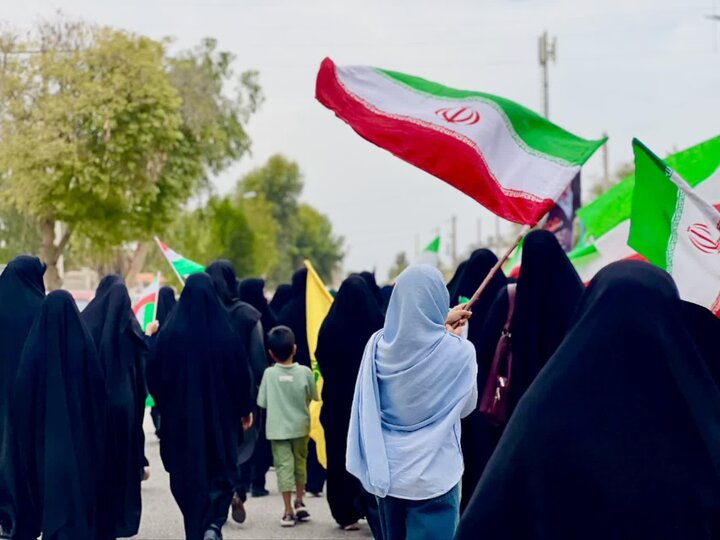 تصاویر/ مراسم عزاداری اربعین قائد امت در عنبرآباد