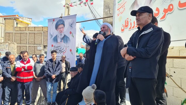 تصاویر | مراسم اربعین رهبر شهید انقلاب در ورزقان