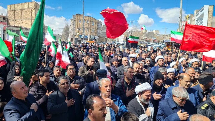 تصاویر | مراسم اربعین رهبر شهید انقلاب در ورزقان