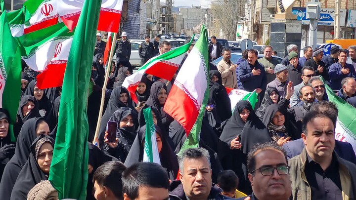 تصاویر | مراسم اربعین رهبر شهید انقلاب در ورزقان