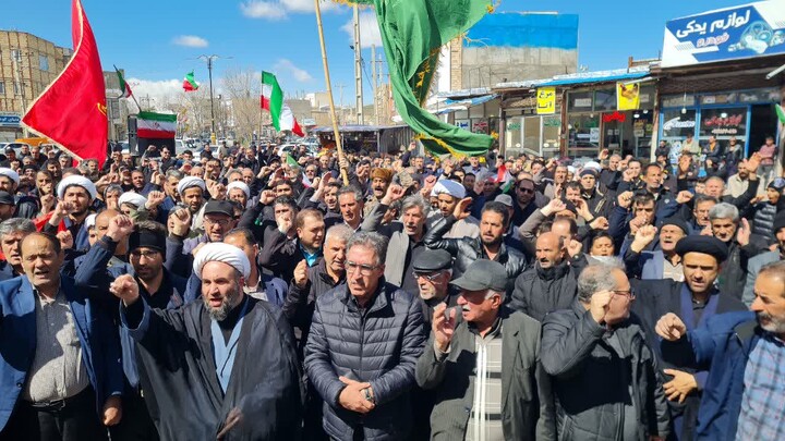 تصاویر | مراسم اربعین رهبر شهید انقلاب در ورزقان