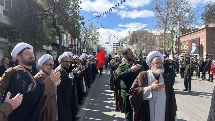 تصاویر | مراسم اربعین رهبر شهید انقلاب در مرند