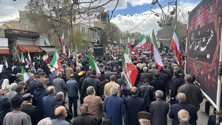 تصاویر | مراسم اربعین رهبر شهید انقلاب در مرند