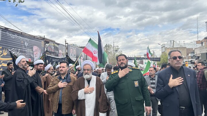 تصاویر | مراسم اربعین رهبر شهید انقلاب در مرند