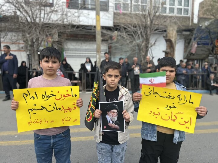 تصاویر | مراسم اربعین رهبر شهید انقلاب در مرند