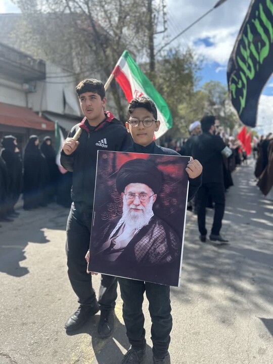 تصاویر | مراسم اربعین رهبر شهید انقلاب در مرند